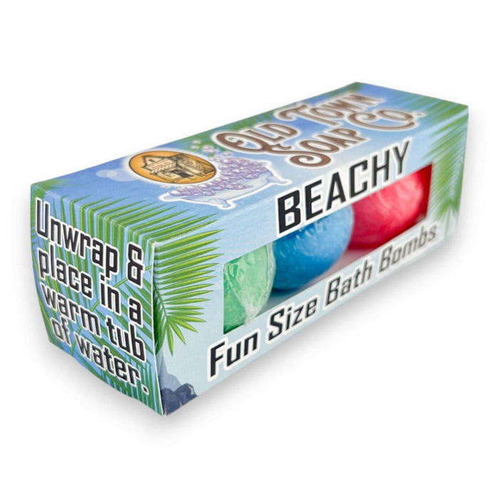 Beachy Fun Size Bath Bomb Set - Old Town Soap Co.