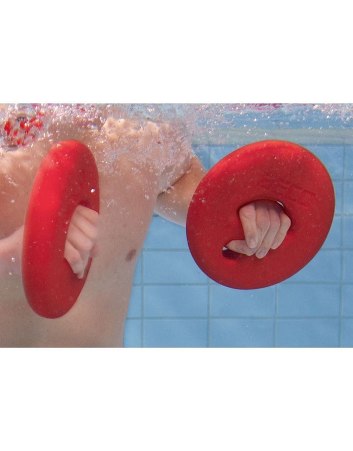 Beco Aquadisc aqua aerobics aid: coated PE foam red dumbbell floaties