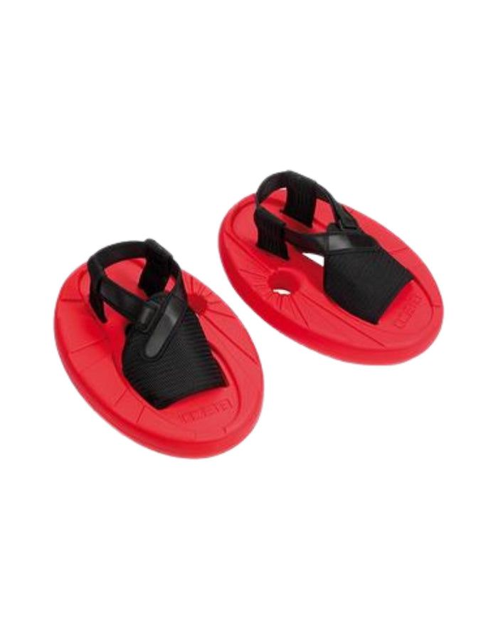 BECO AquaTwin red black flip-flop water shoes for effective abdominal-leg training