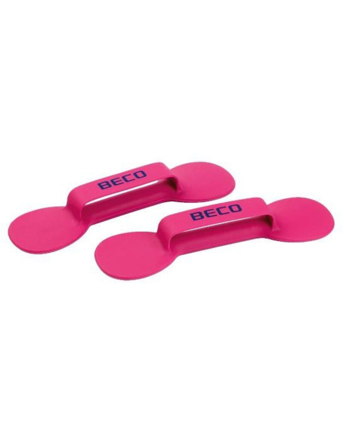 Pink BECO leash holder with Beco BEflex Aqua Aerobics aid
