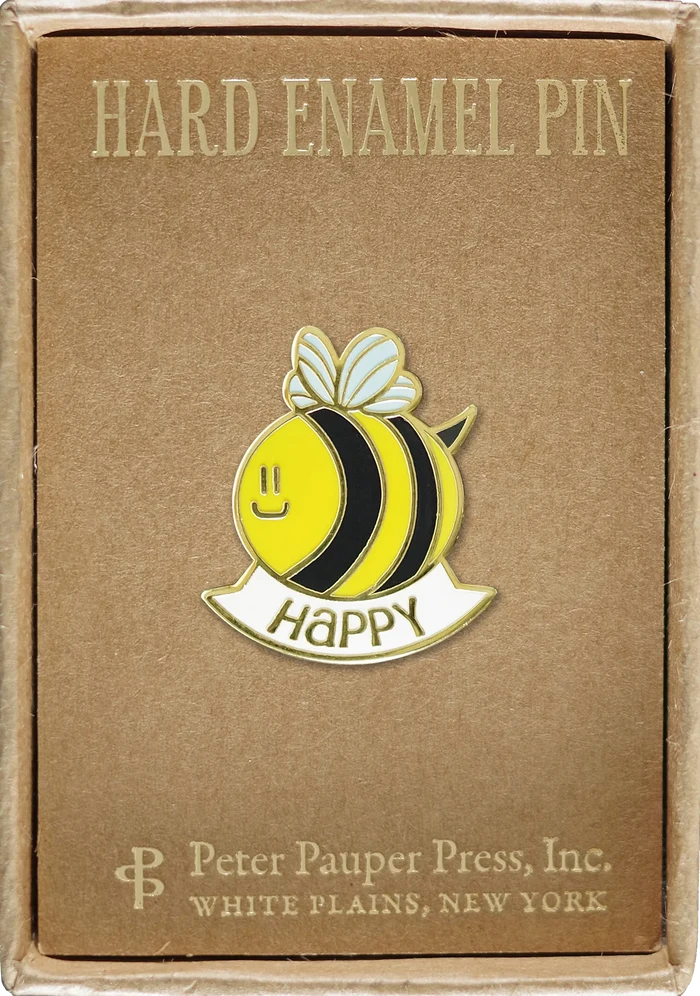 Bee Happy Pin