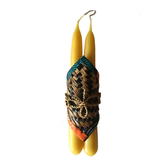 Beeswax Dipped Candles - Set of Two