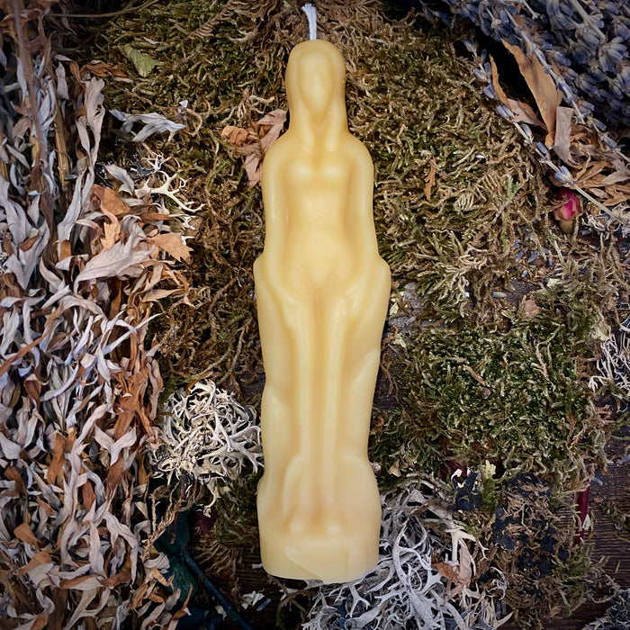 Beeswax Female Shaped Candle