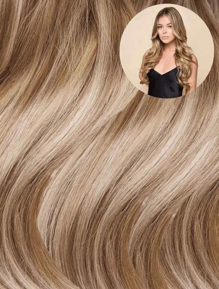 Beige Blonde Highlights (P10/613) 20" Keratin Tip