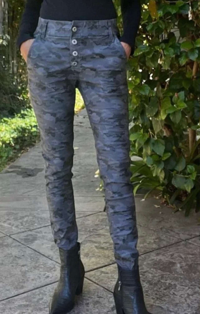 Bevy Flog Ronit Grey Camo - Taryn x Philip Boutique