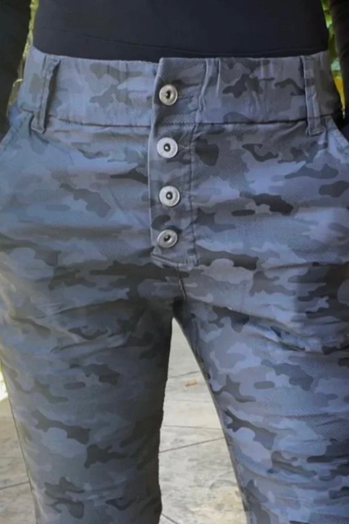 Bevy Flog Ronit Grey Camo - Taryn x Philip Boutique
