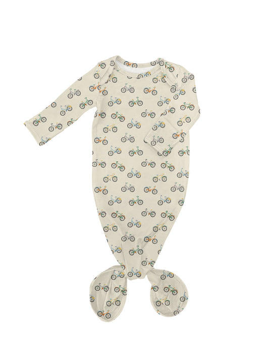 Bike Buddies Knotted Infant Gown