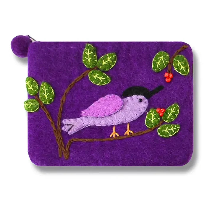 Bird On the Branch Theme Coin Purse