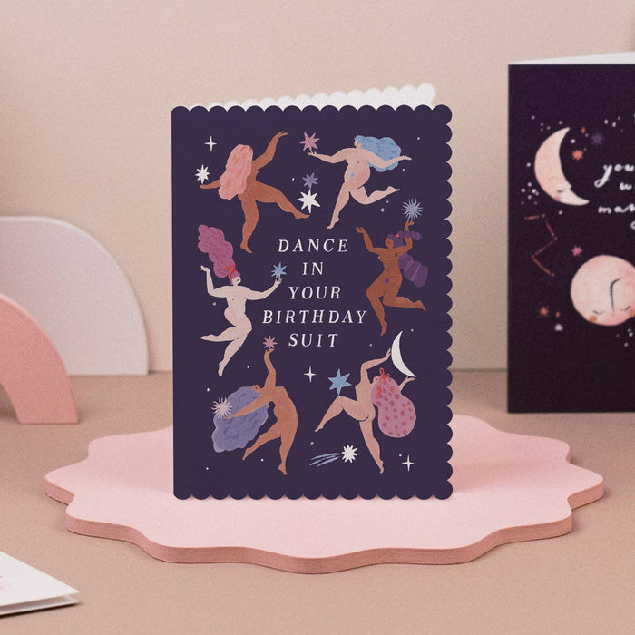 Birthday Suit Dance Birthday Card