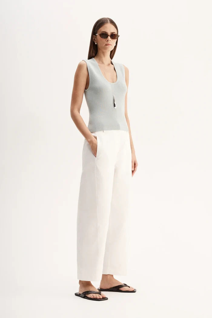 BLAIR KNIT TOP in Light Blue by Elka Collective