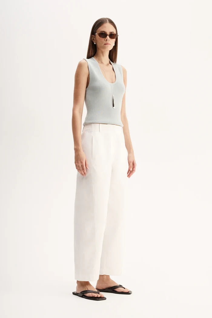 BLAIR KNIT TOP in Light Blue by Elka Collective