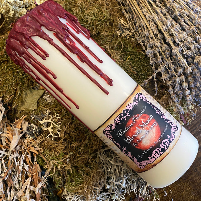 Blood Moon Jumbo Pillar Candle - Limited Edition
