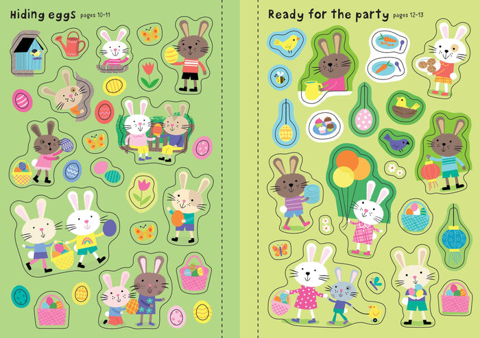 Book - Little First Stickers Easter Bunnies - Spread 3