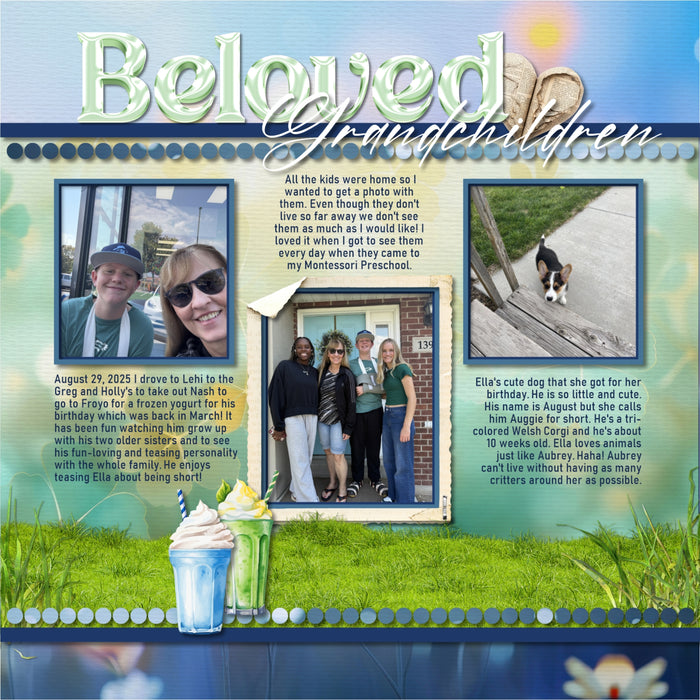Capture the special moments in life with these digital scrapbooking alphabet letters, numbers, and punctuation by Lucky Girl Creative digital art. Great for page titles for spring, wedding, birthday, baby, special events, and more! The Pearl Green Alpha Set consists of a full set of digital art uppercase letters A-Z, lowercase letters a-z, numbers 0-9, and most punctuation marks. This alpha set is available as individual embellishments only. This kit is included in the Pearl Alpha Bundle.