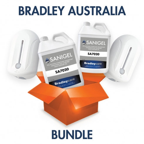 Bradley Bundle Sanitiser Bundle Gel Sanitiser Dispensers and Gel Refill
