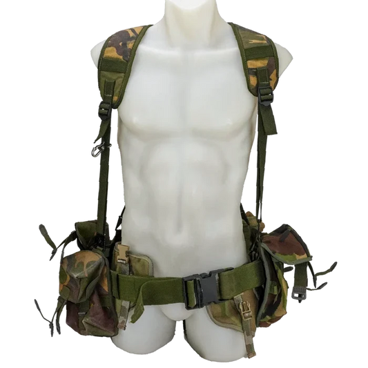 British Army PLCE Web Set with Belt Pad - Medium - British Army Surplus - Webbing Sets