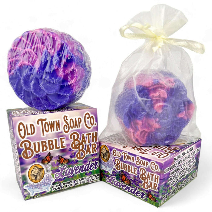 *NEW PACKAGING* Bubble Bars Available in 12 Delicious Scents! - Old Town Soap Co.