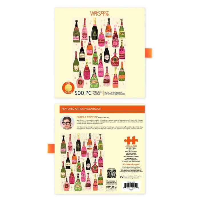 Bubble Pop Fizz 500 Piece Puzzle