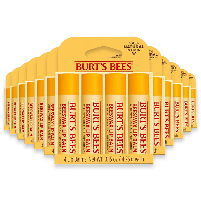 Burt’s Bees Lip Balm, 0.15oz - 4 Ct - 12 Pack