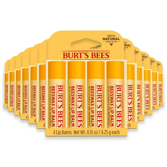 Burt’s Bees Lip Balm, 0.15oz - 4 Ct - 12 Pack