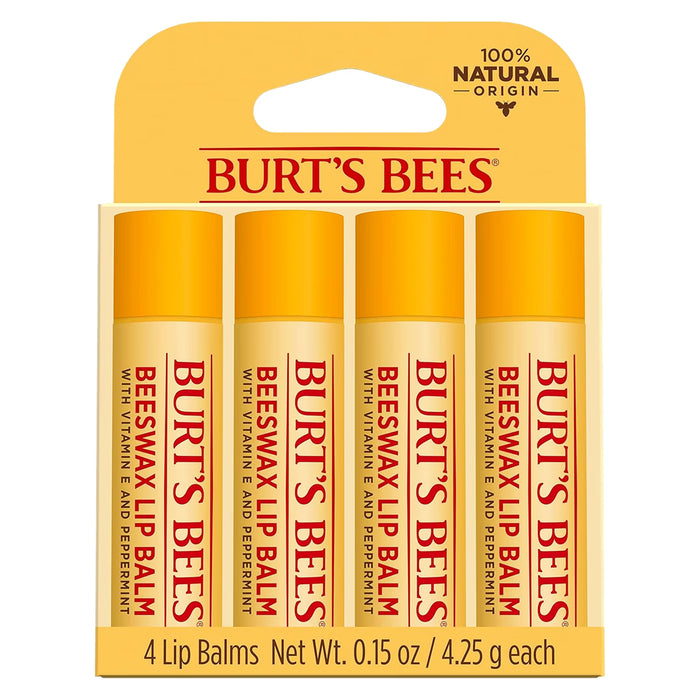 Burt’s Bees Lip Balm, 0.15oz - 4 Ct - 12 Pack