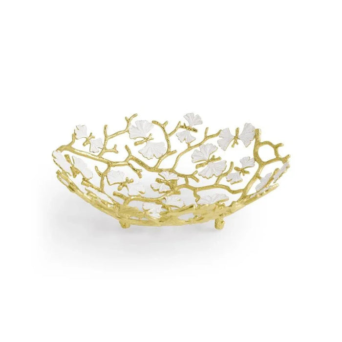 Michael Aram Butterfly Gingko Gold Bread Basket