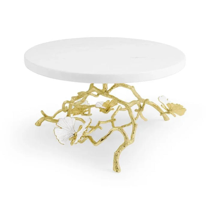 Michael Aram Butterfly Gingko Gold Cakestand