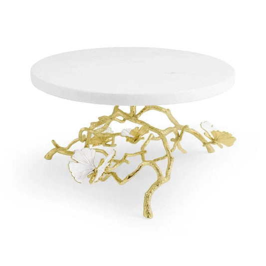 Michael Aram Butterfly Gingko Gold Cakestand