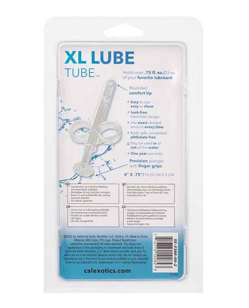 CalExotics XL Lube Tube Clear