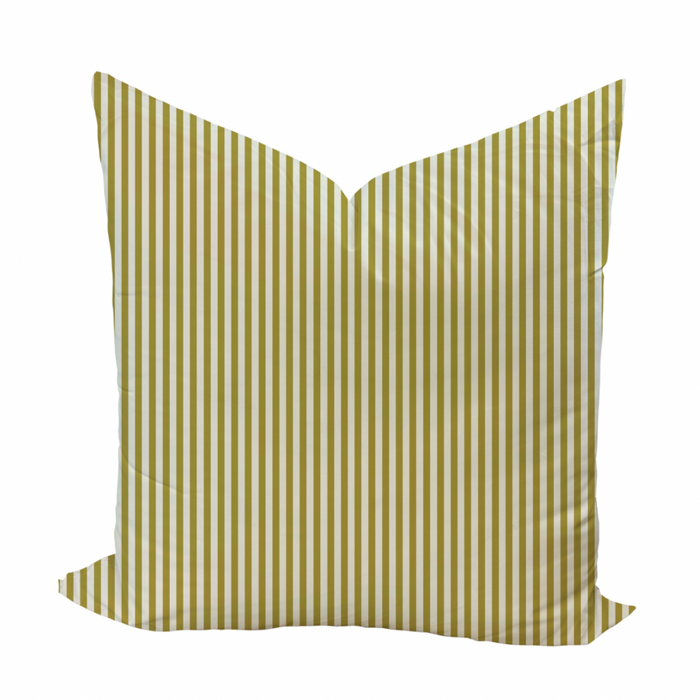 Carlisle Stripe Pillow Cover in Dijon