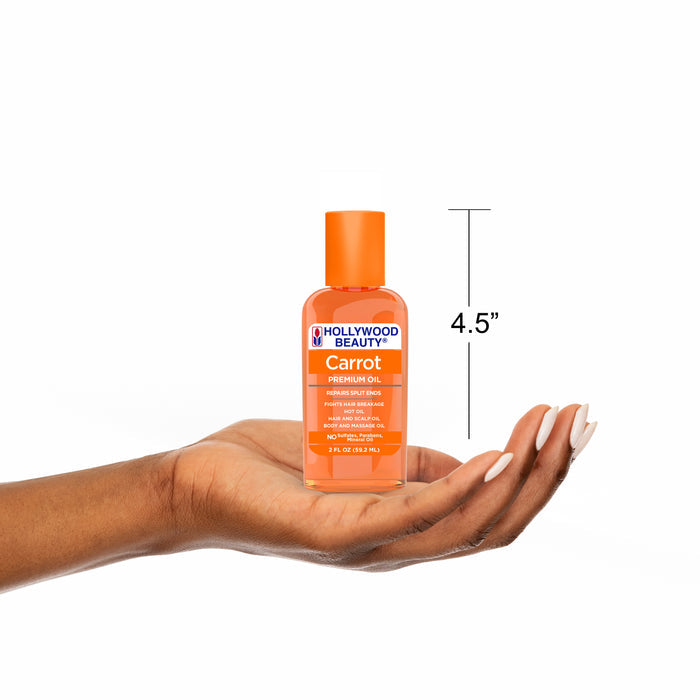 Carrot Premium Oil for Hair, Scalp, Skin, and Nails - 2 fl oz