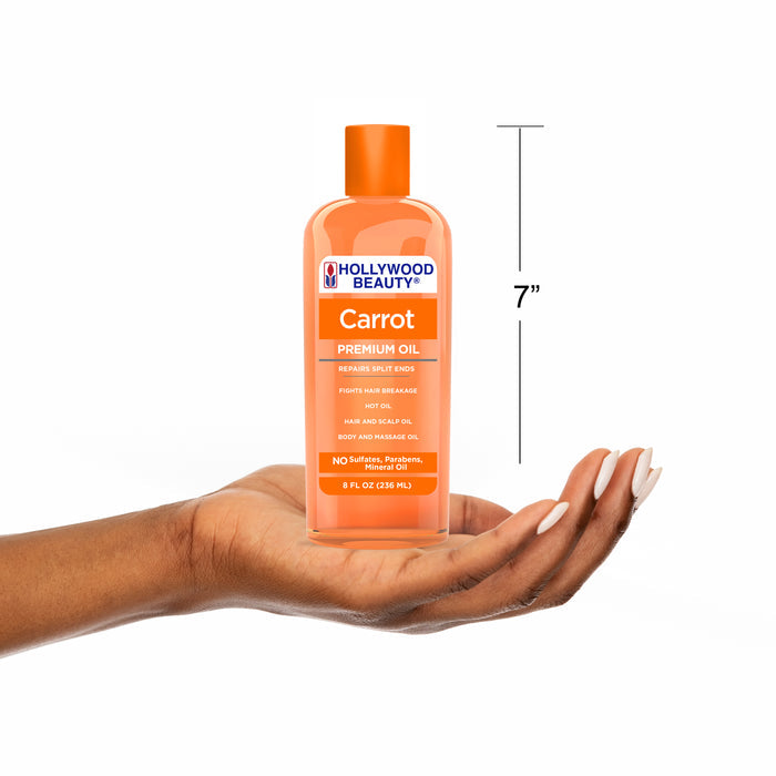 Carrot Premium Oil for Hair, Scalp, Skin, and Nails - 8 fl oz