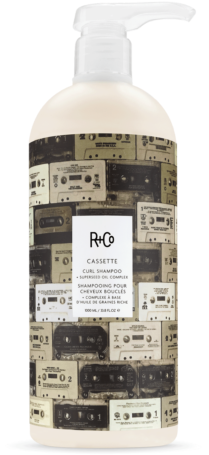CASSETTE Curl Defining Shampoo + Superseed Oil Complex Retail Liter
