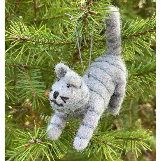 Cat Ornament- Assorted Colors- Sold Individually