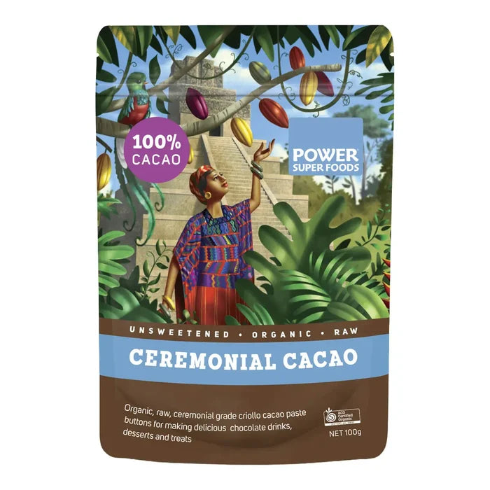 Ceremonial Cacao Paste Raw Buttons