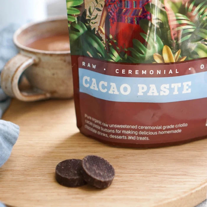 Ceremonial Cacao Paste Raw Buttons