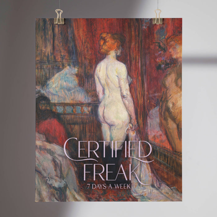 Certified Freak Altered Classic Art Print