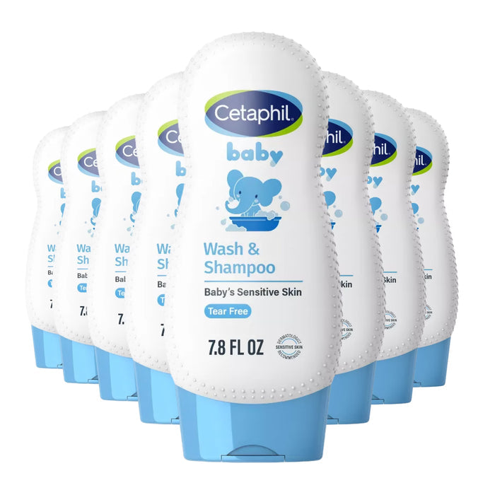 Cetaphil Baby Wash & Shampoo, 7.8oz - 8 Pack