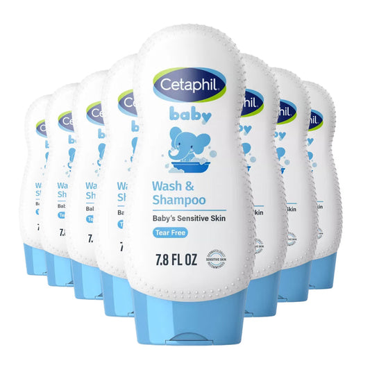 Cetaphil Baby Wash & Shampoo, 7.8oz - 8 Pack
