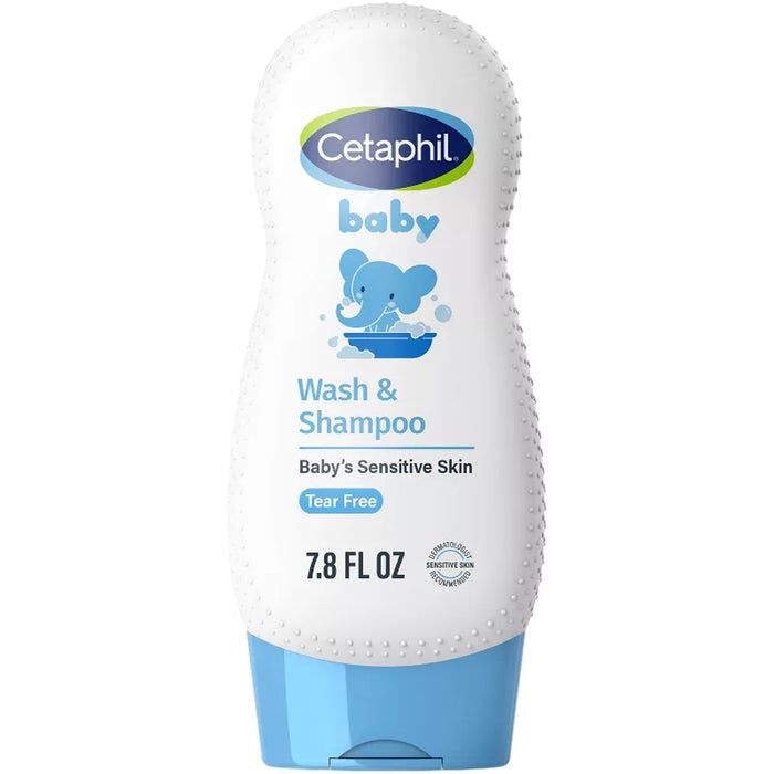 Cetaphil Baby Wash & Shampoo, 7.8oz - 8 Pack