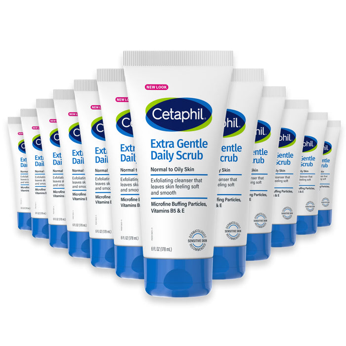 Cetaphil Extra Gentle Daily Scrub - 6oz - 12 Pack