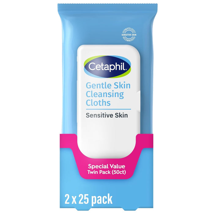Cetaphil Gentle Skin Cleansing Cloths 50ct - 12 Pack