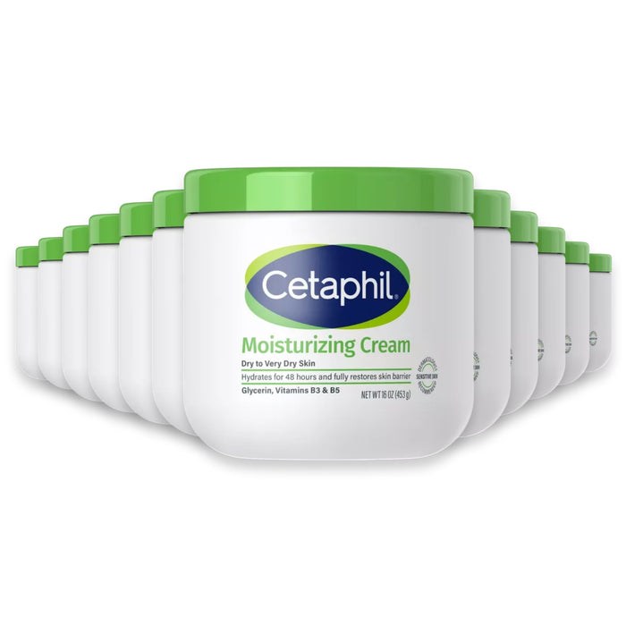 Cetaphil Moisturizing Cream, 16oz - 12 Pack