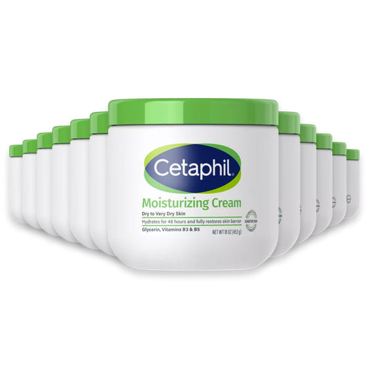 Cetaphil Moisturizing Cream, 16oz - 12 Pack