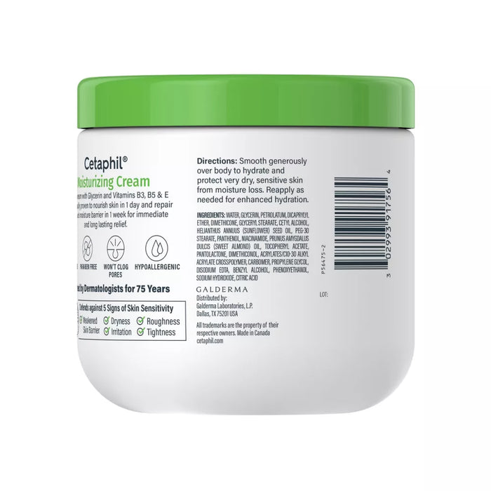 Cetaphil Moisturizing Cream, 16oz - 12 Pack