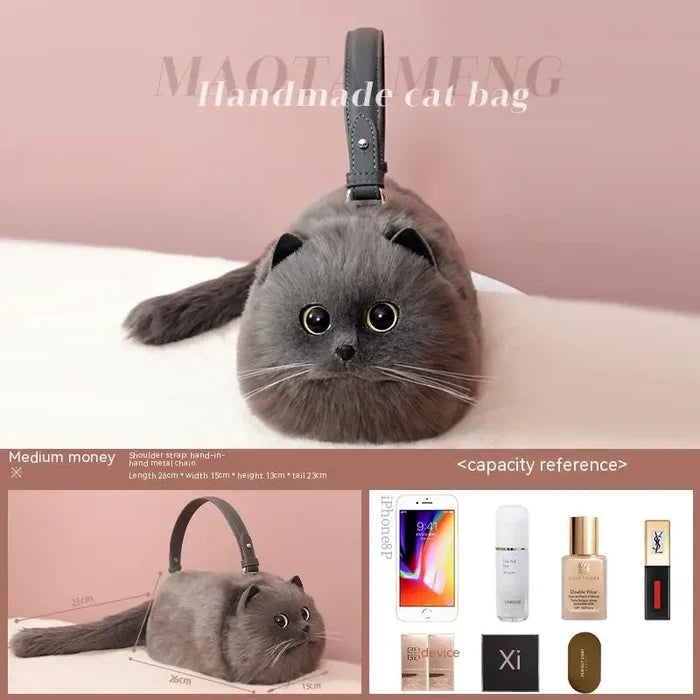 Charming Cat Doll Sling Bag
