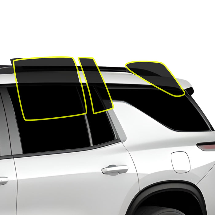 Fits Chevy Traverse 2024+ Premium Nano Ceramic Precut Window Tint Film Kit Front Rear Windows Windshield - Bogar Tech Designs