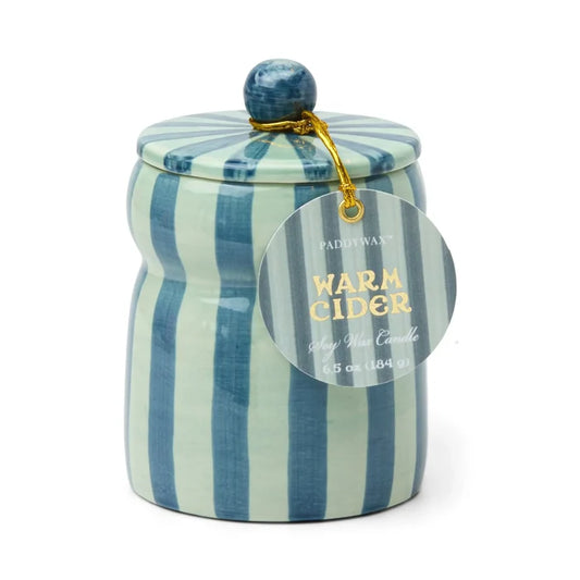 Christmas Cabana 6.5oz Candle with Lid - Warm Cider