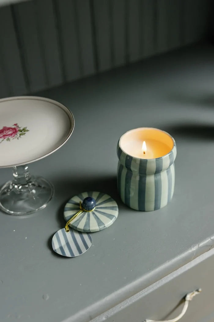 Christmas Cabana 6.5oz Candle with Lid - Warm Cider