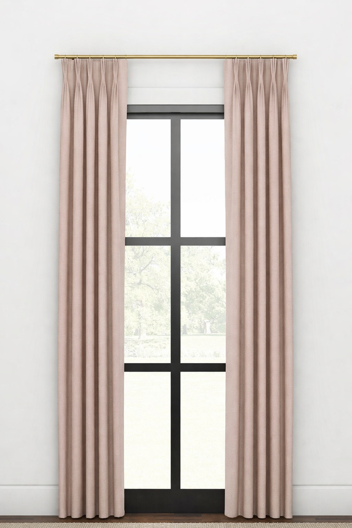 Clairebella in Blush Drapery Panel by Wheaton Whaley Home